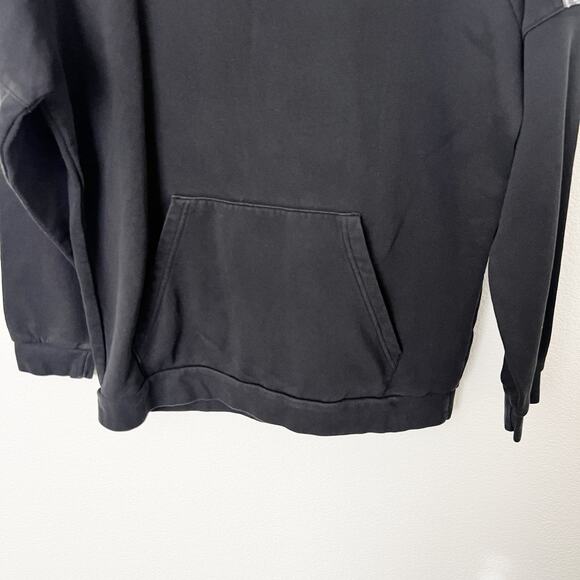 [Adidas] Black Originals Tape Fleece Pullover Hoodie Long Sleeve Men's Size XL - Picture 6 of 11